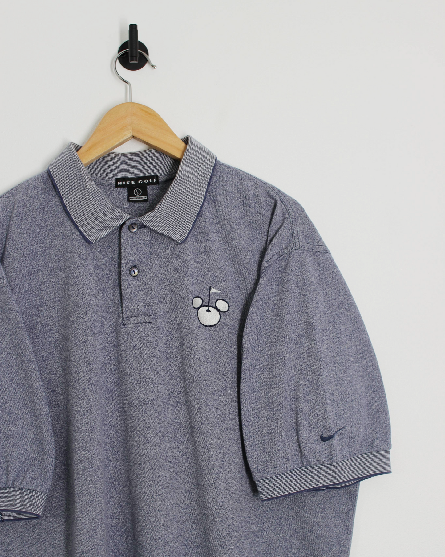 90s Nike Walt Disney Mickey Mouse Polo-Shirt (L)