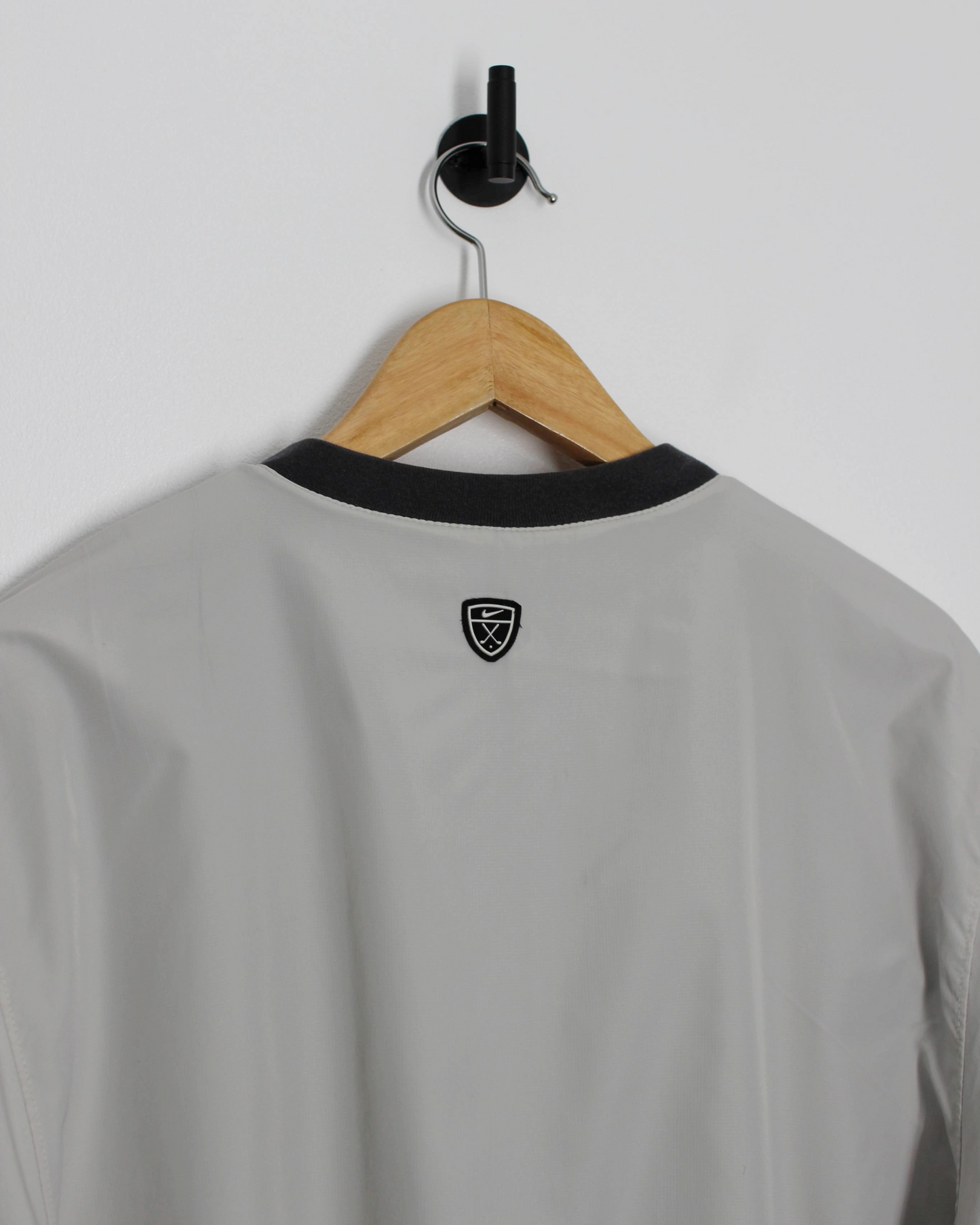 00s Nike Reversible Grey/Cream Pullover (S)