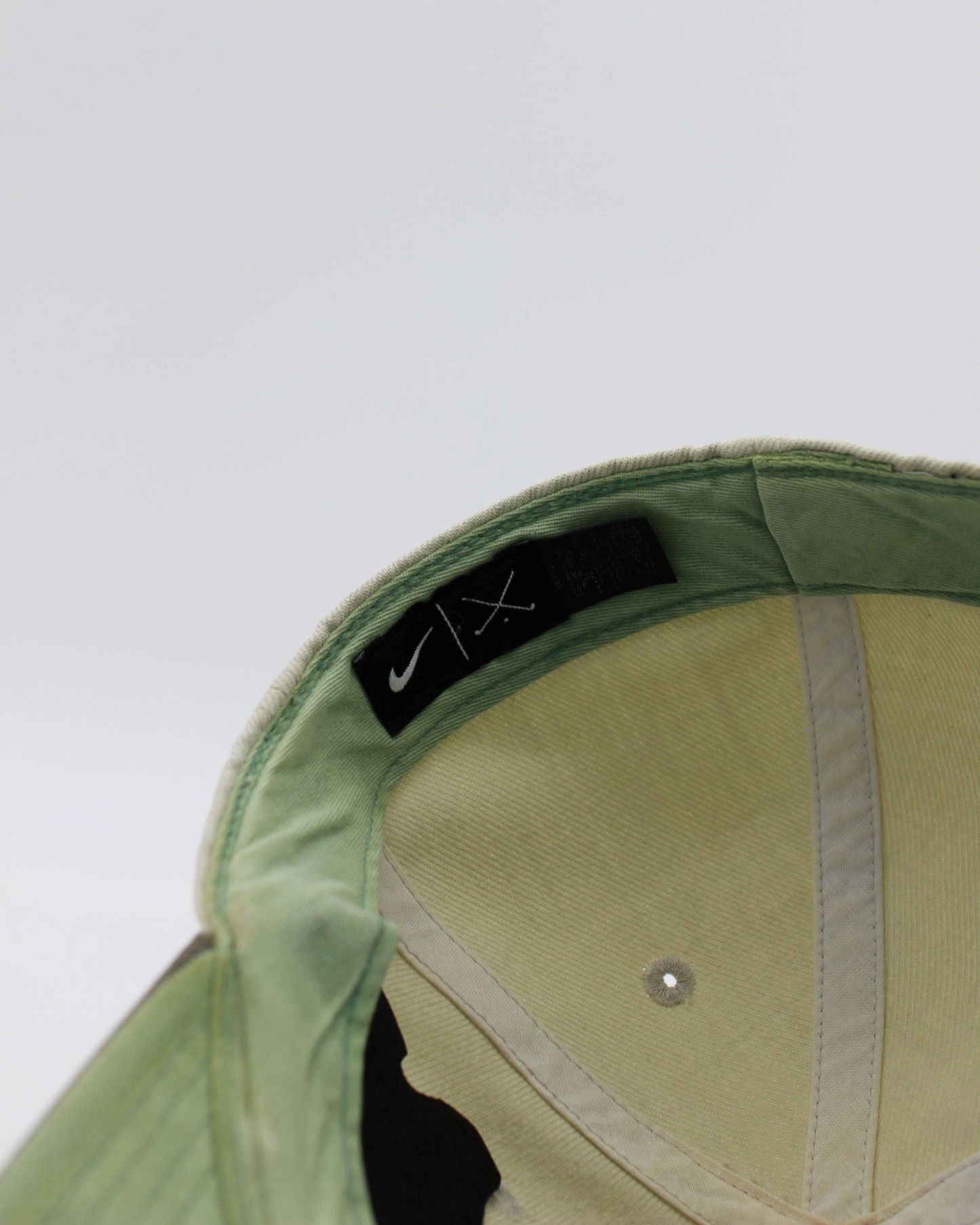 90s Nike Golf Light Green/Cream Cap (M)