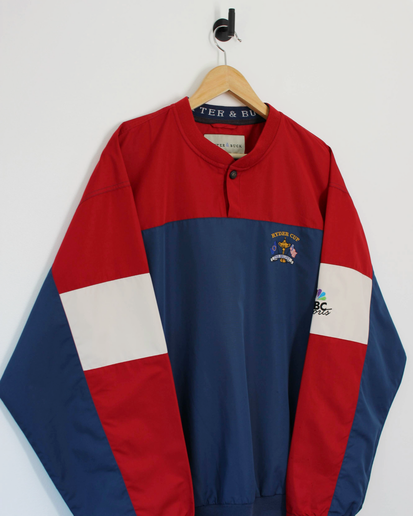 The Belfry NBC Sports Ryder Cup Buttoned Windbreaker (L)