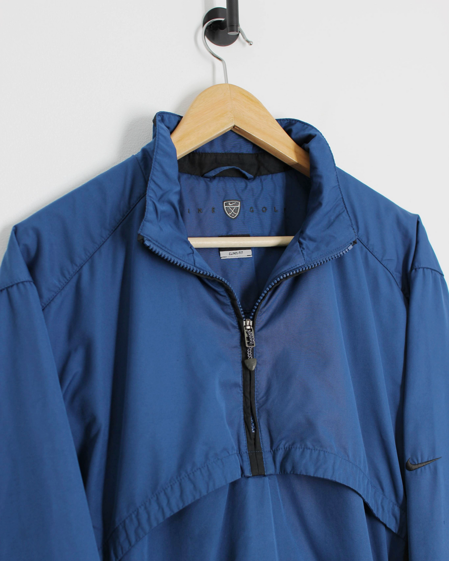 00s Nike Blue/Black Half Zip Jacket (M)