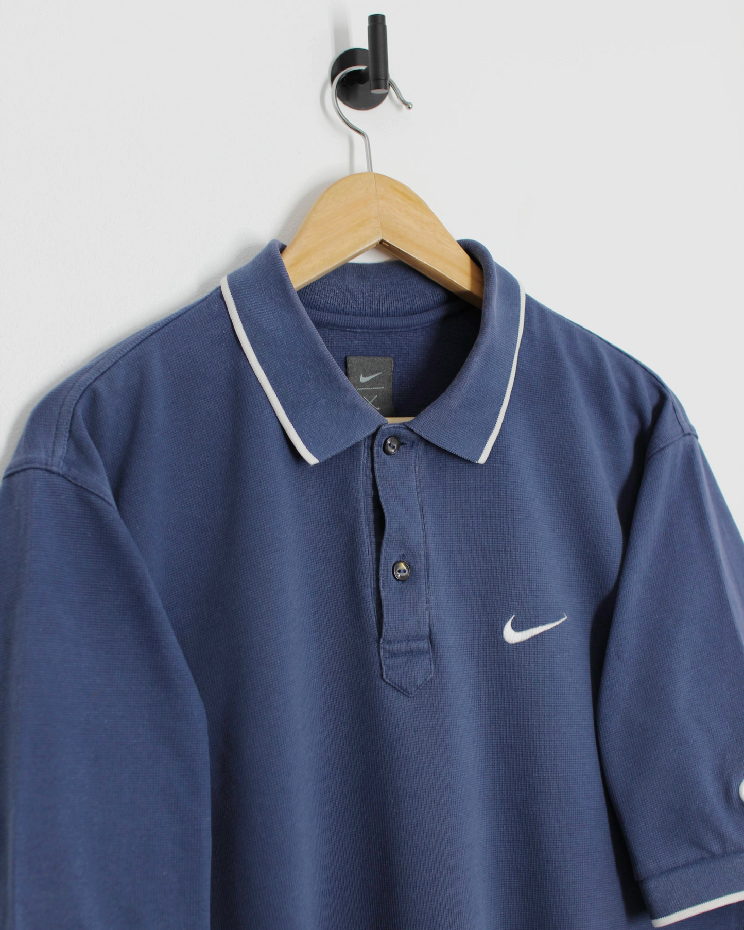 90s Nike Tiger Woods Yin Yang Navy Polo-Shirt (M)