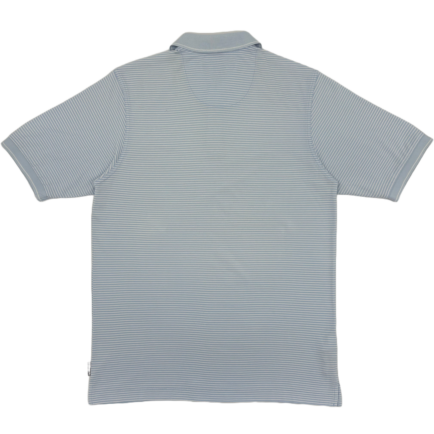 Nike Golf Light Blue/White Striped Polo-Shirt (M)
