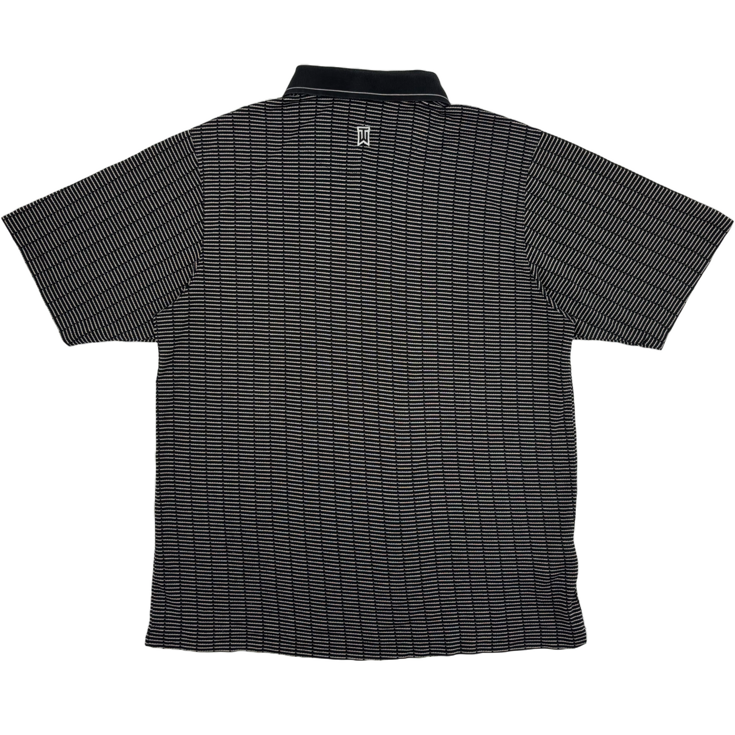 Nike Tiger Woods Black/White Abstract Polo-Shirt (M)