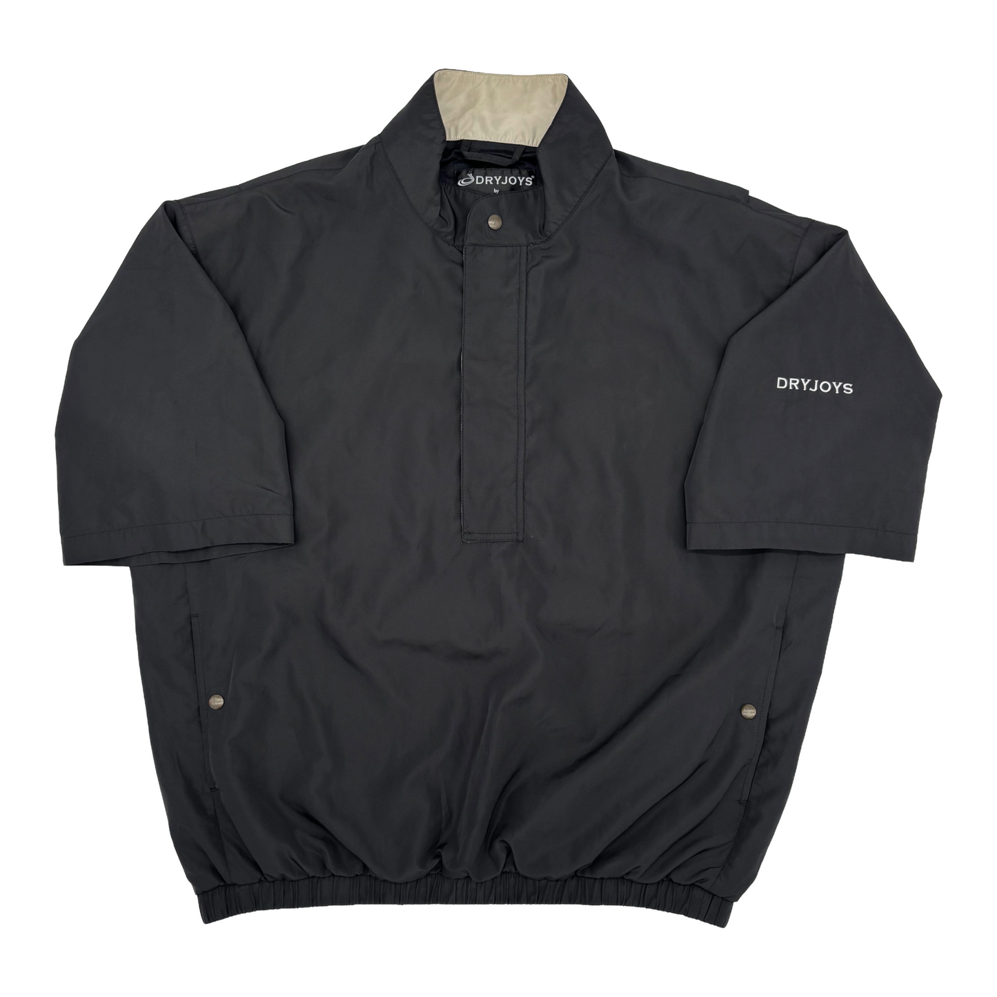 FootJoy DryJoys Black Short Sleeve Windbreaker (L)