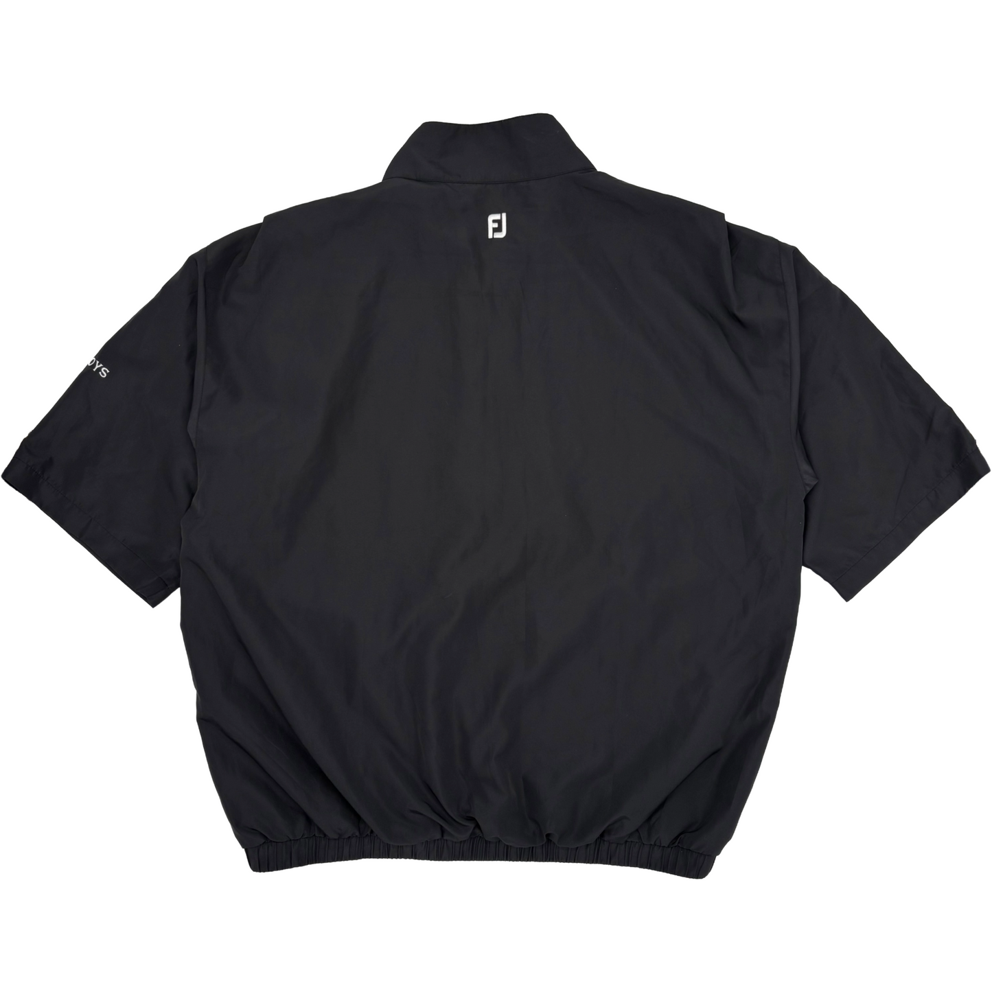 FootJoy DryJoys Black Short Sleeve Windbreaker (L)