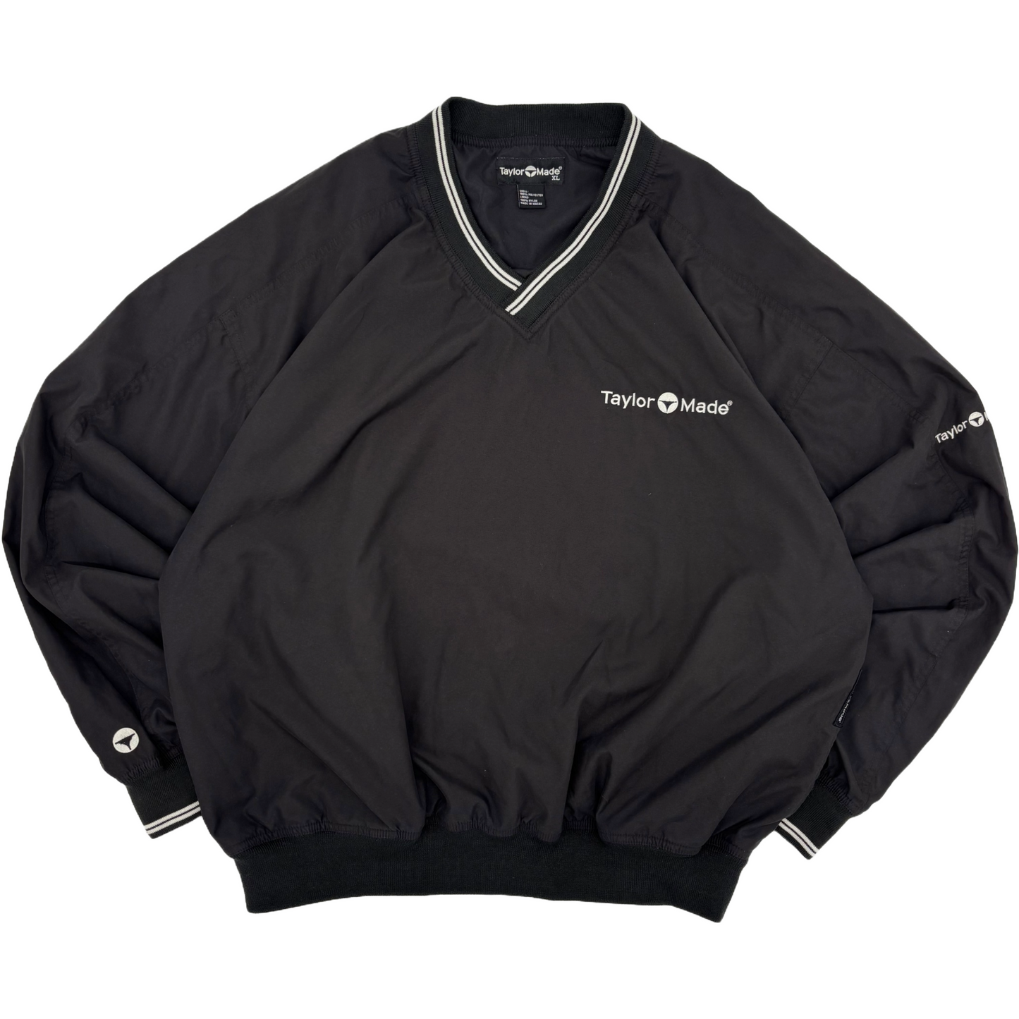 TaylorMade Black/White Windbreaker (XL)
