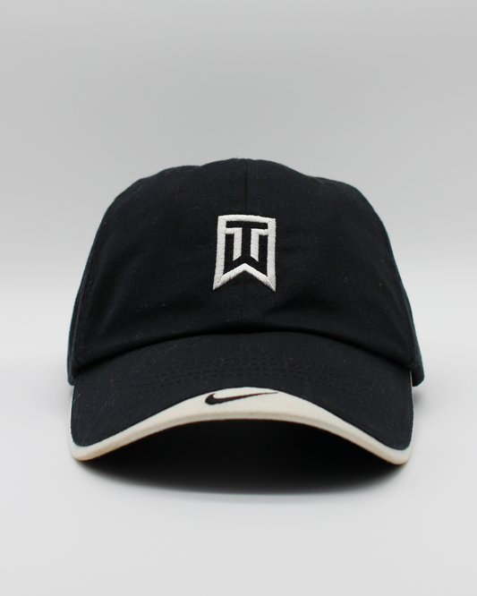 00s Nike Tiger Woods Collection Black & White Cap