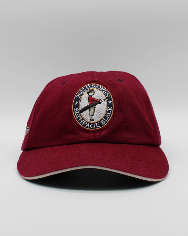 2002 US Open Bethpage Black Burgundy Cap