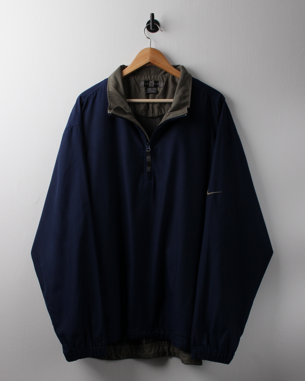 00S Nike Navy Quarter Zip Jacket (XL)