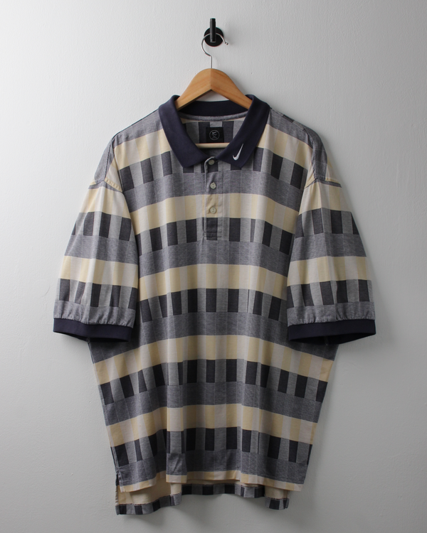 90s Nike Colourblock Gradient Polo (XL)