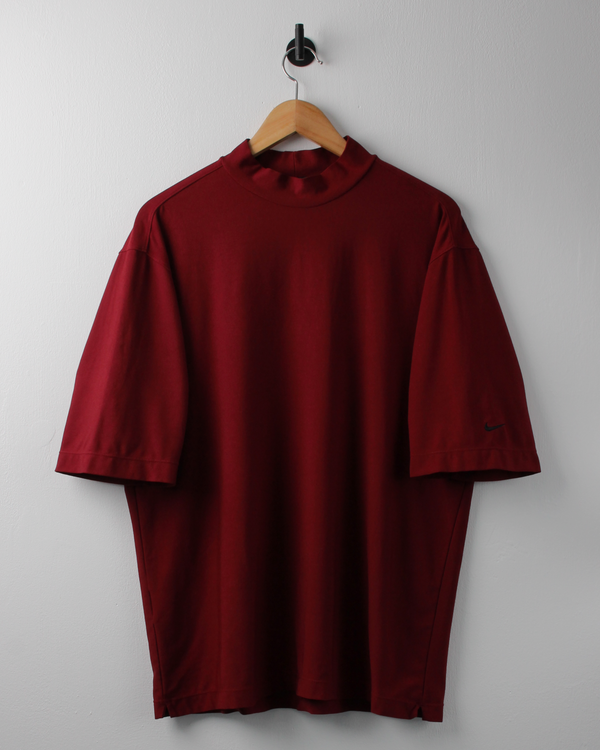 00s Nike Burgundy Mock Neck (L)
