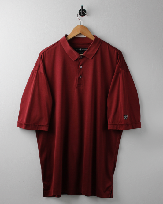 00s Nike Tiger Woods Collection Burgundy Polo (L)