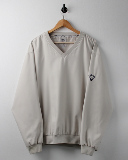 00s Callaway Cream Windbreaker (XL)