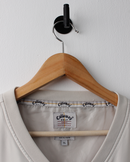 00s Callaway Cream Windbreaker (XL)