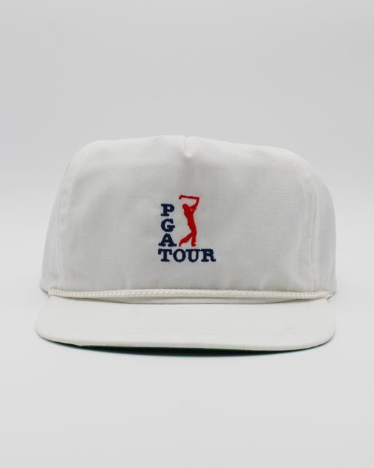 80s PGA Tour White Rope Cap