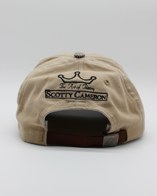 90s Titleist Scotty Cameron Beige & Black Cap