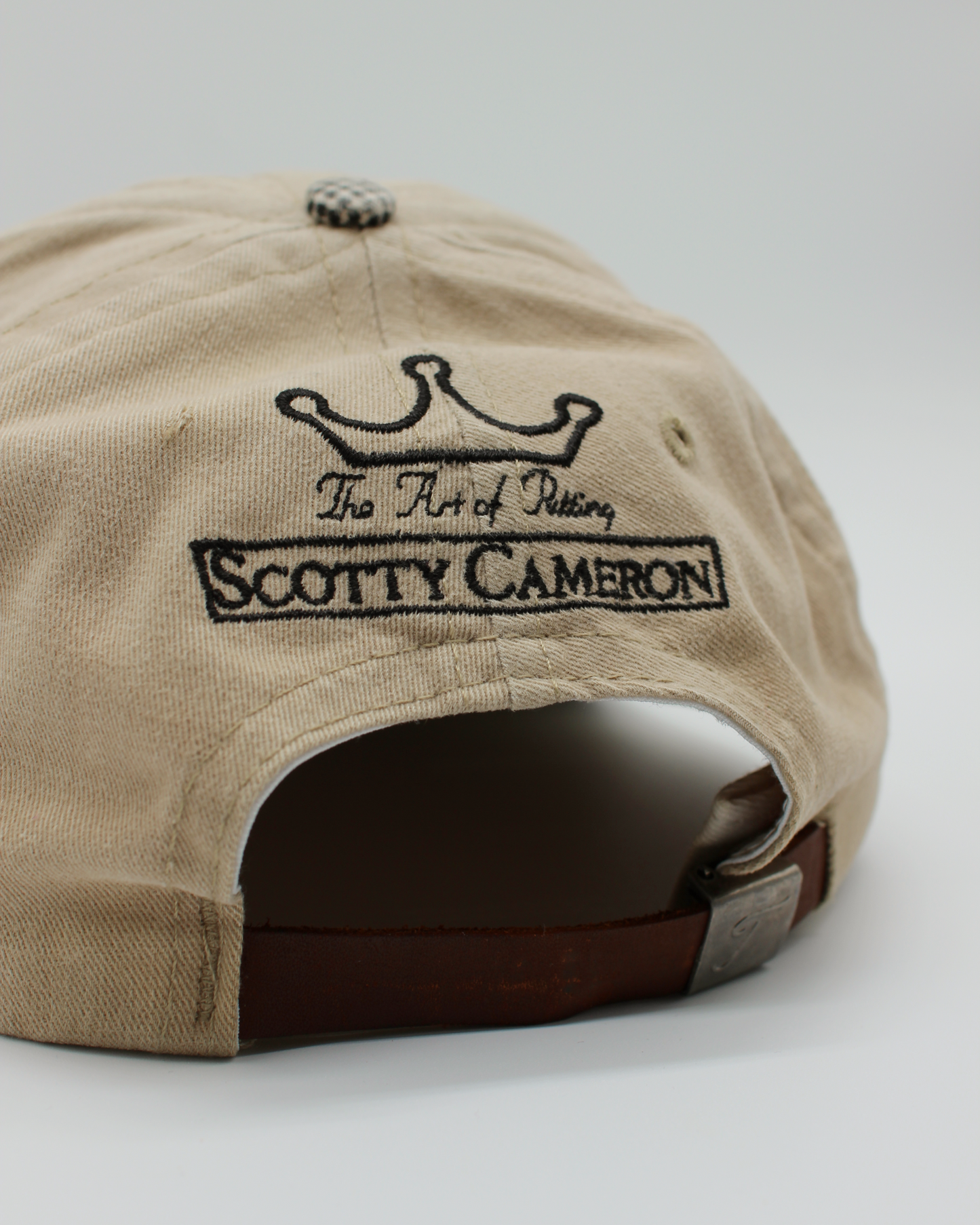 90s Titleist Scotty Cameron Beige & Black Cap
