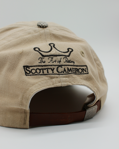 90s Titleist Scotty Cameron Beige & Black Cap