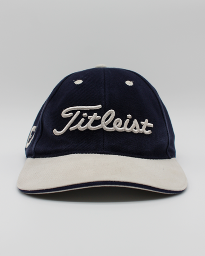 00s Titleist Navy & Cream Two Tone Cap (S)