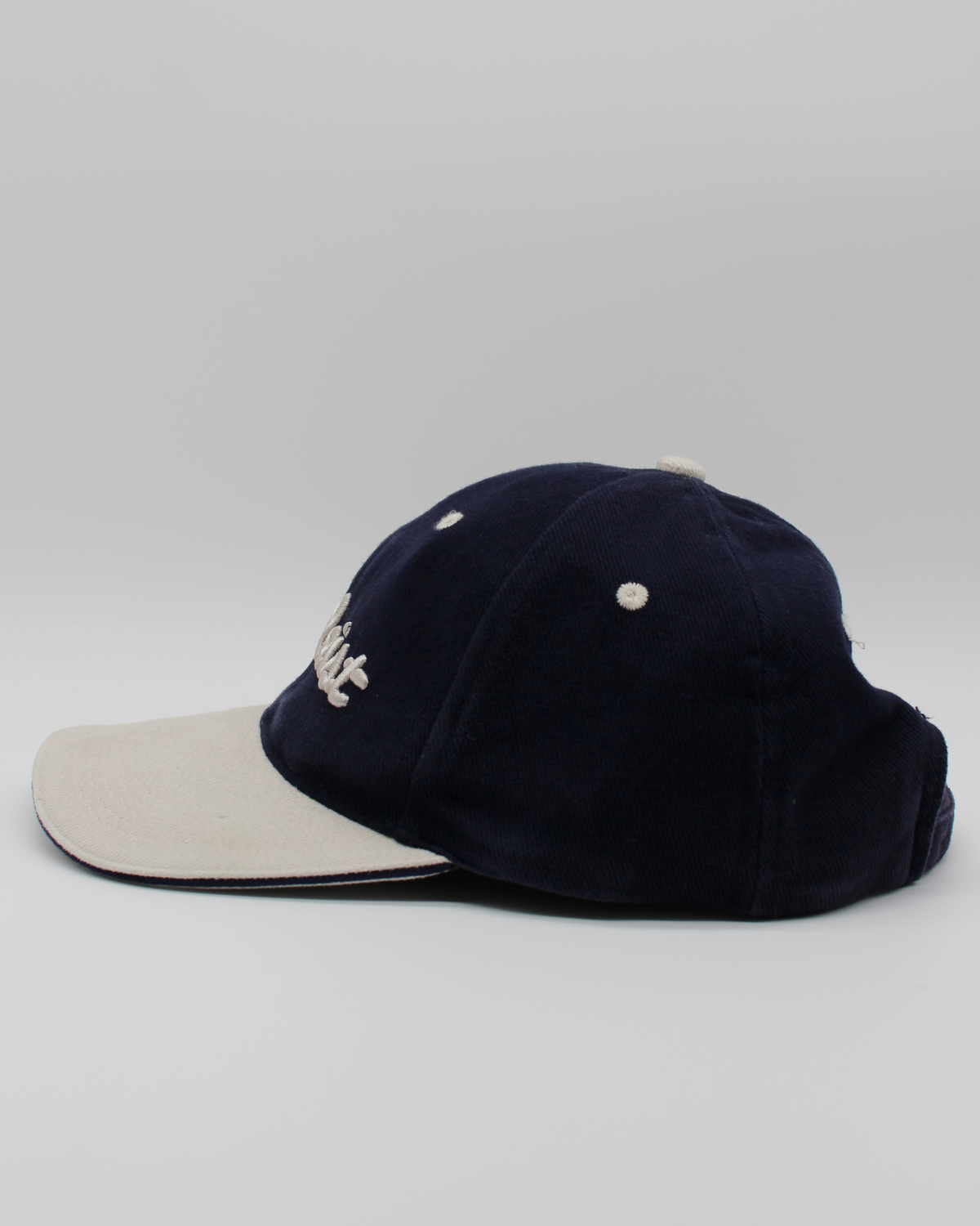 00s Titleist Navy & Cream Two Tone Cap (S)