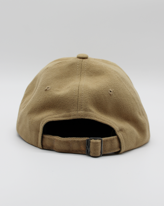 00s Nike Tiger Woods Mustard Yellow Metal Swoosh Cap