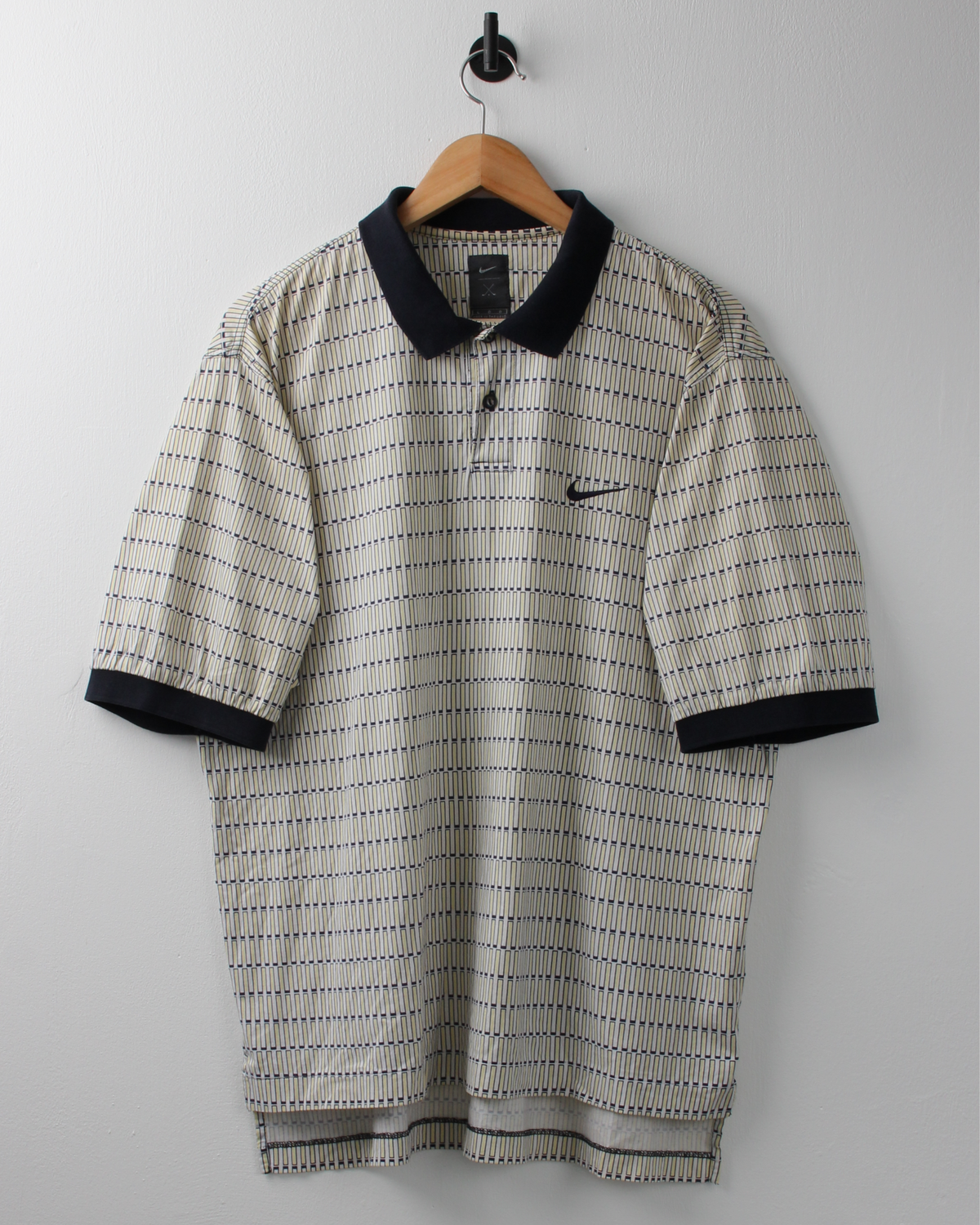90s Nike Tiger Woods Yin Yang Geometric Polo (L)