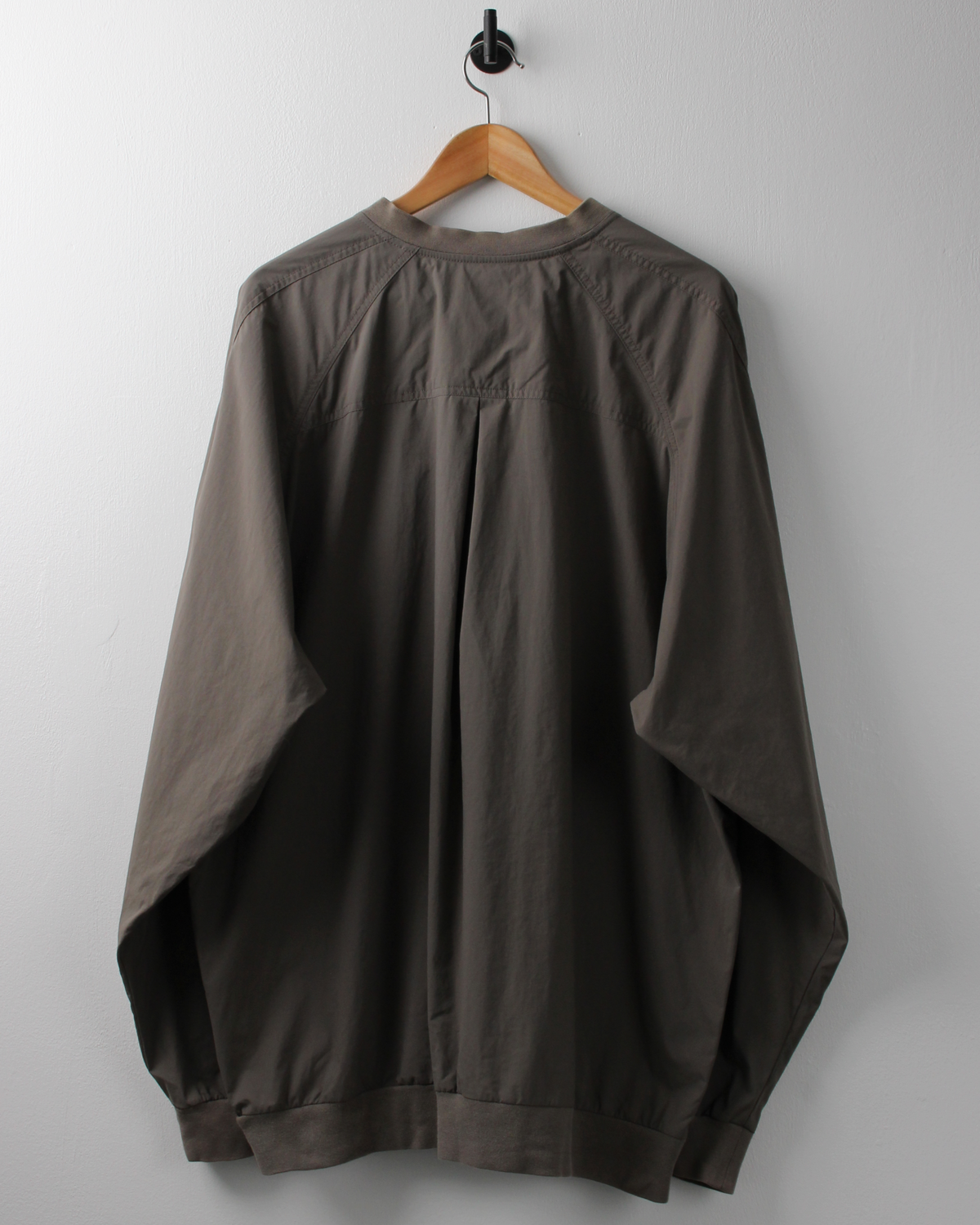 90s Nike Khaki Brown Quarter Snap Windbreaker (XXL)