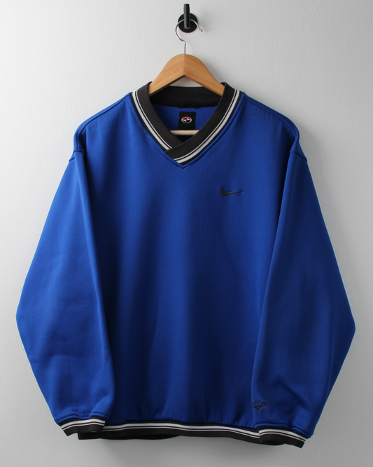 90s Nike Tiger Woods Yin Yang Blue Sweatshirt (M)