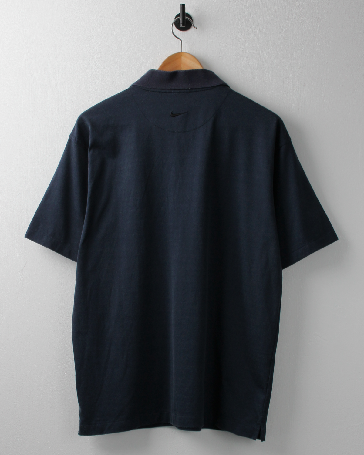 00s Nike Shield Logo Navy Polo (S)