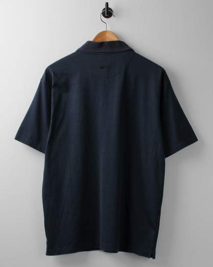 00s Nike Shield Logo Navy Polo (S)