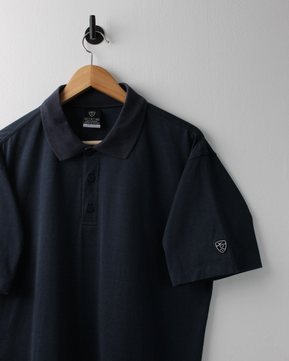 00s Nike Shield Logo Navy Polo (S)