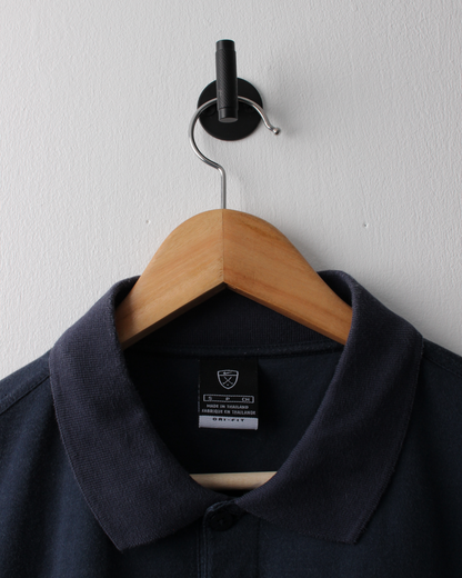 00s Nike Shield Logo Navy Polo (S)