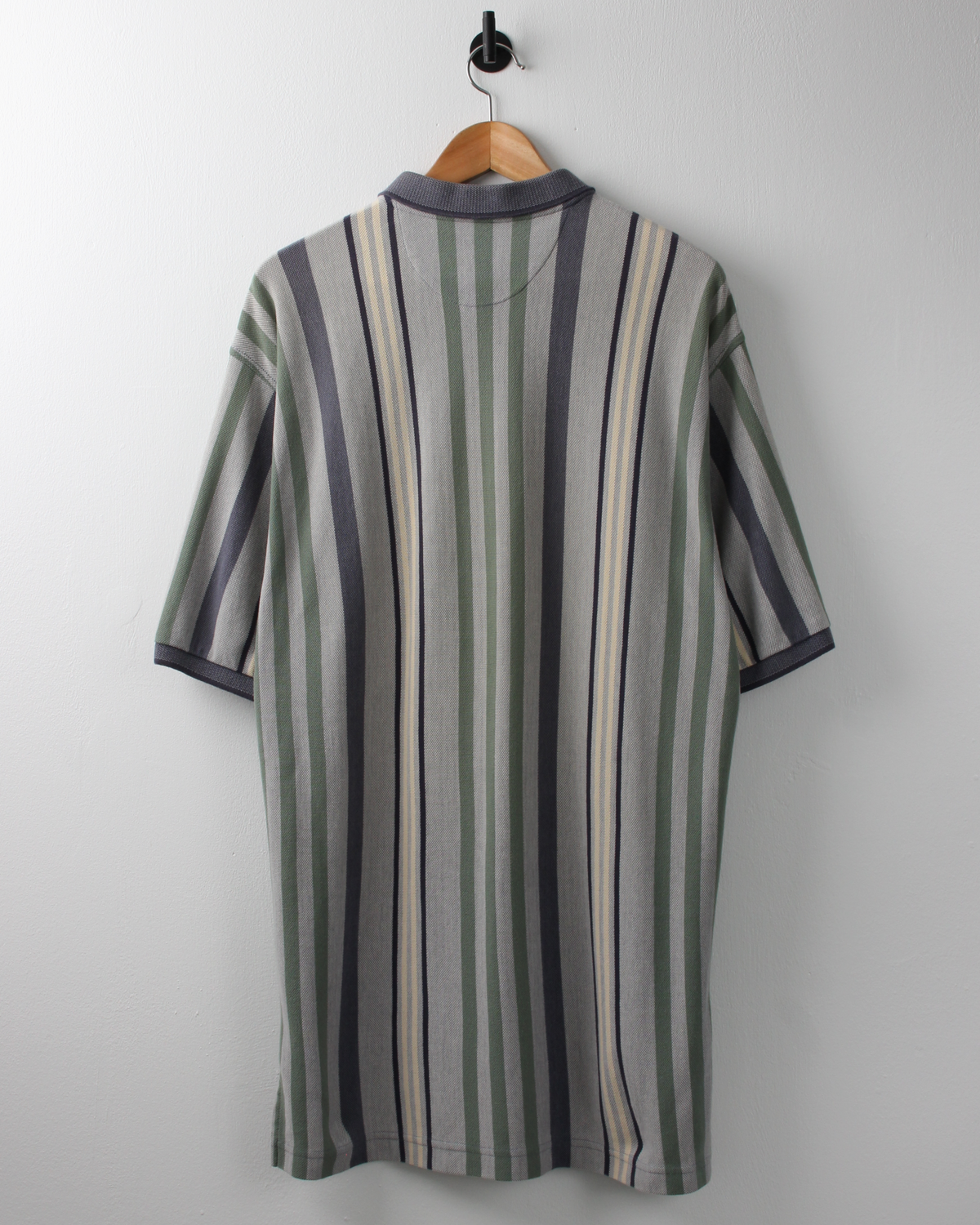 90s IZOD Vertical Striped Colour Polo (L)