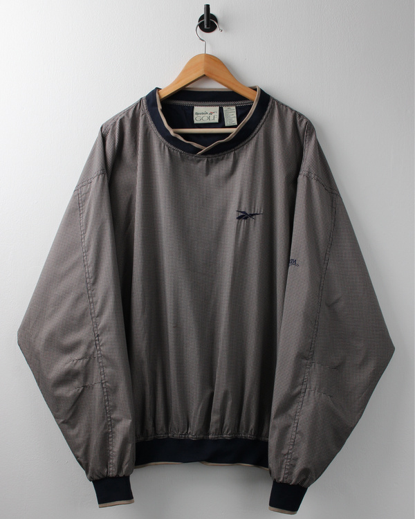 90s Reebok Qualchan Micro Pattern Windbreaker (L)