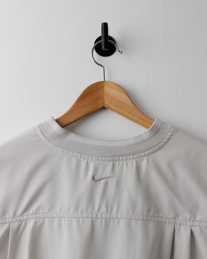 00s Nike Cream Windbreaker Golf Vest (L)