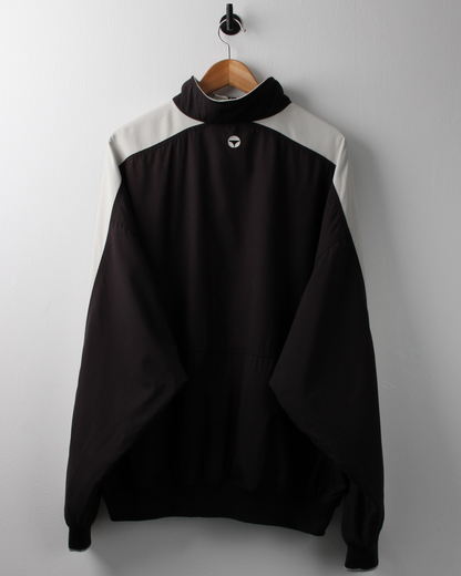 90s TaylorMade Black & White Quarter Zip Windbreaker (L)