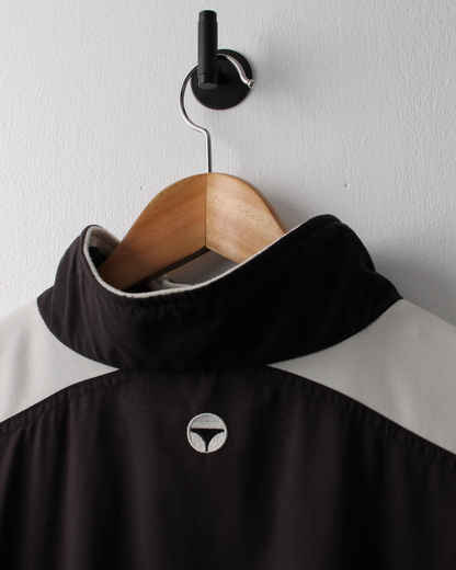 90s TaylorMade Black & White Quarter Zip Windbreaker (L)
