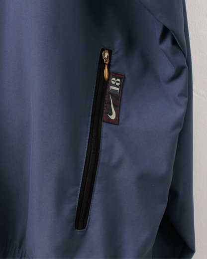 90s Nike Swoosh 18 Blue Full Zip Jacket (L)