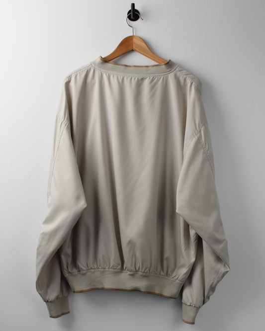 90s Reebok Cream & Gold Lightweight Windbreaker (L)