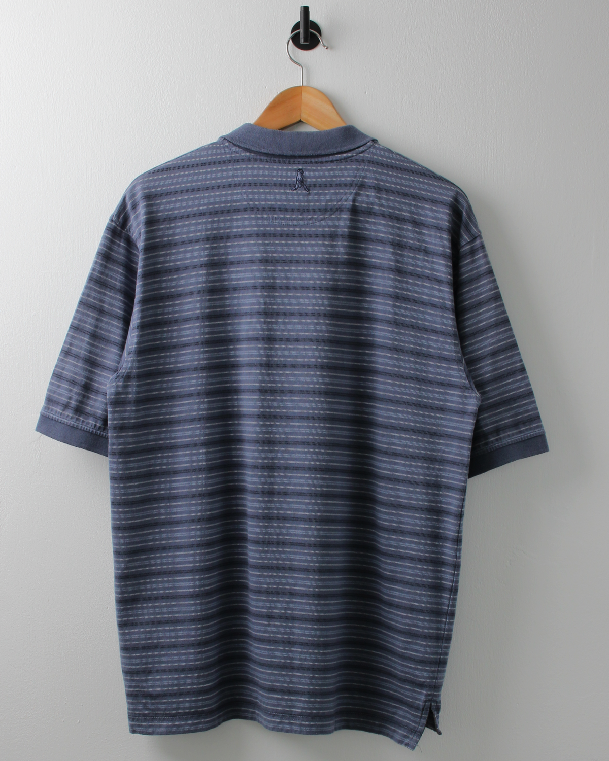 00s Ping Blue Striped Polo (M)