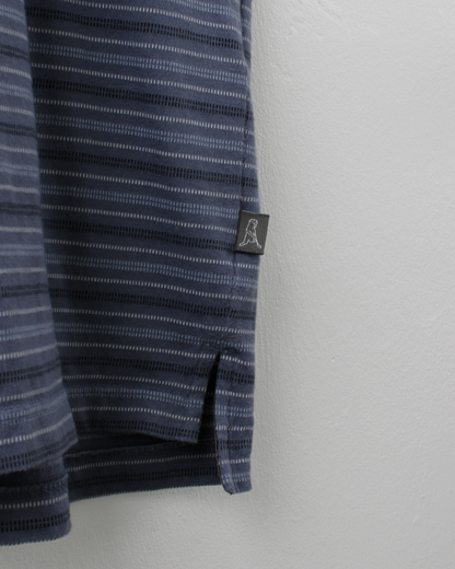 00s Ping Blue Striped Polo (M)