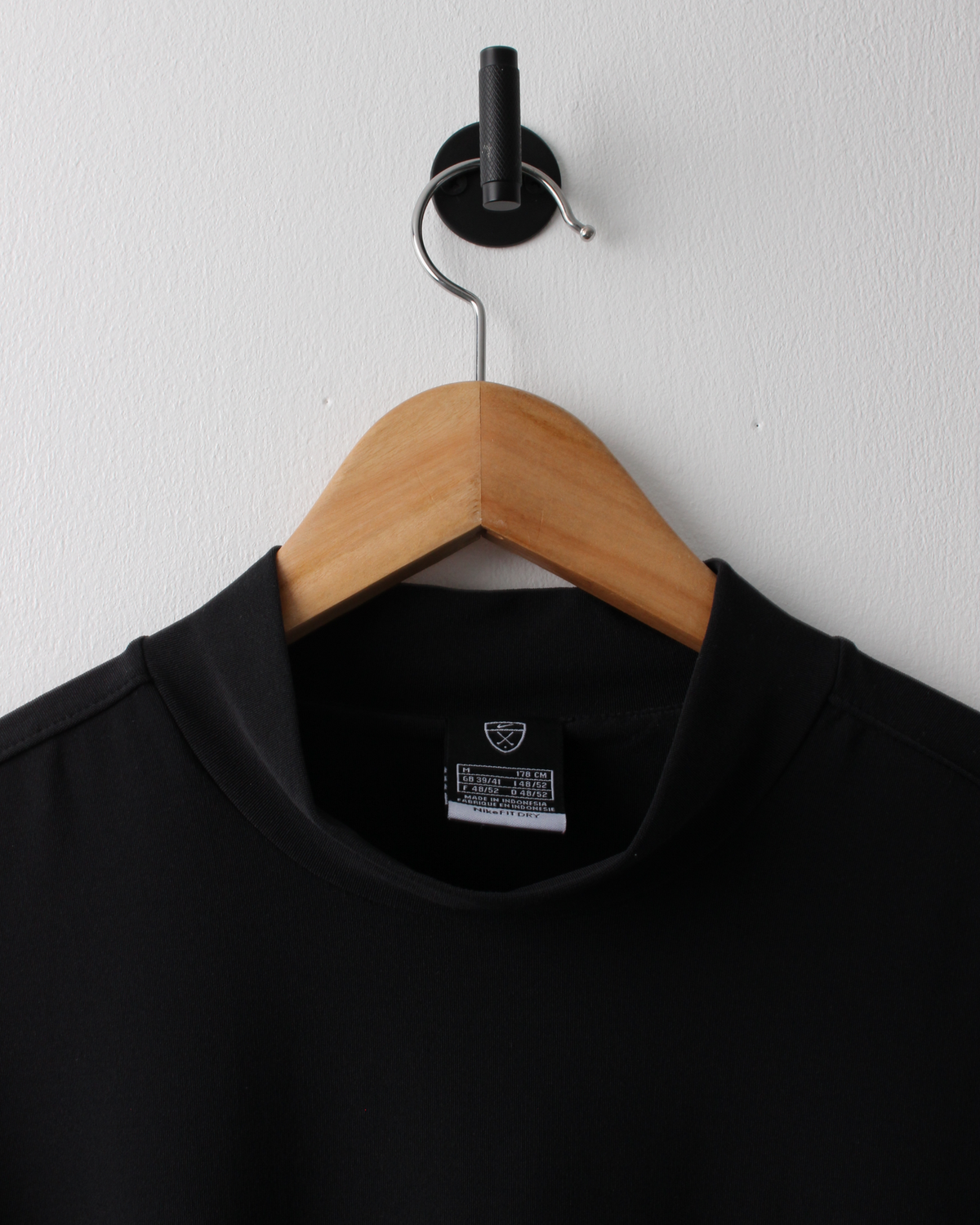 00s Nike Black Dri-Fit Mock Neck (M)