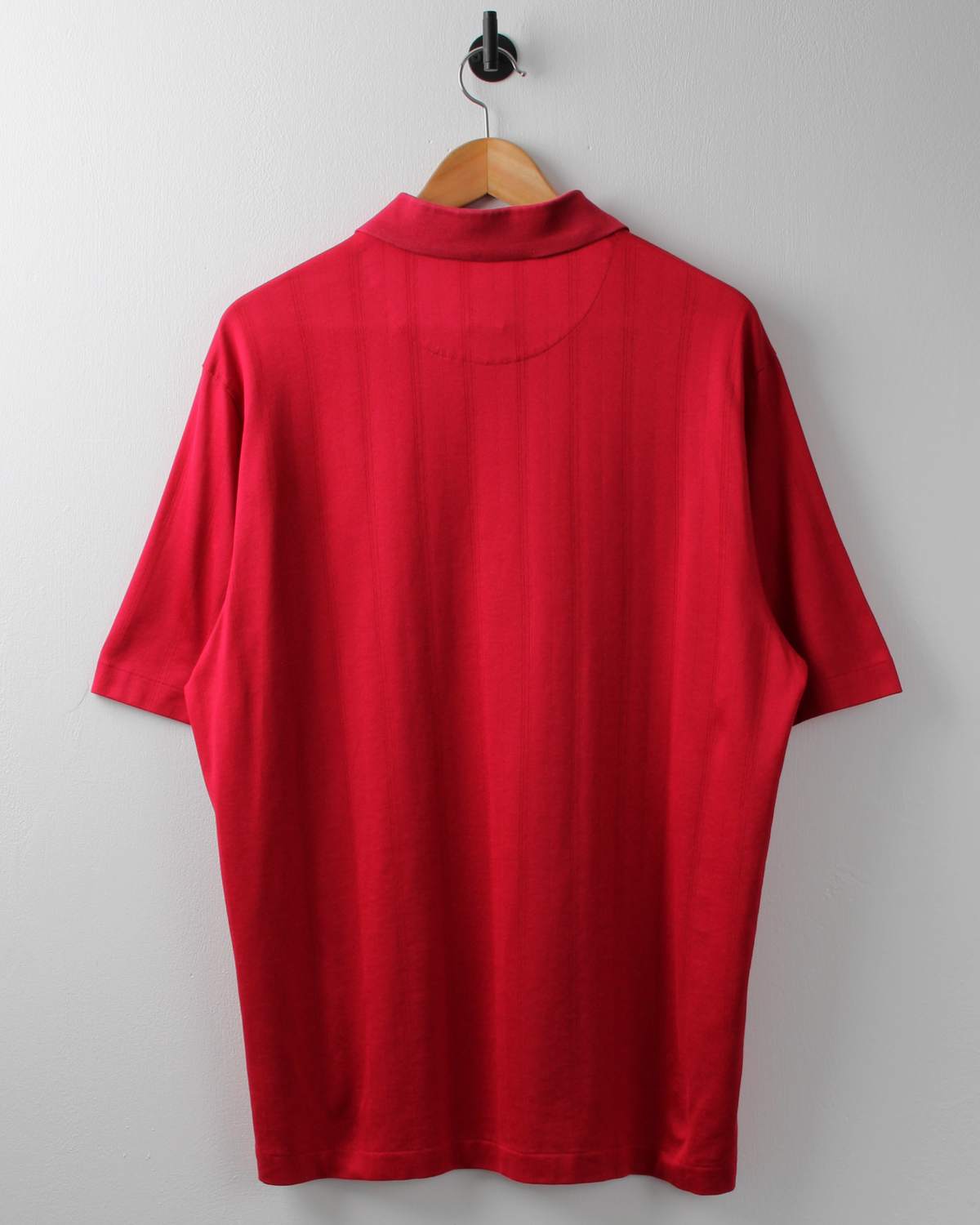 00s Nike Tiger Woods Red Textured Polo (L)