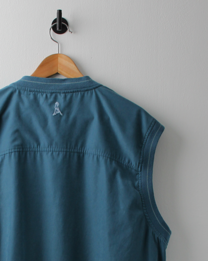 00s Ping Blue Windbreaker Golf Vest (XL)