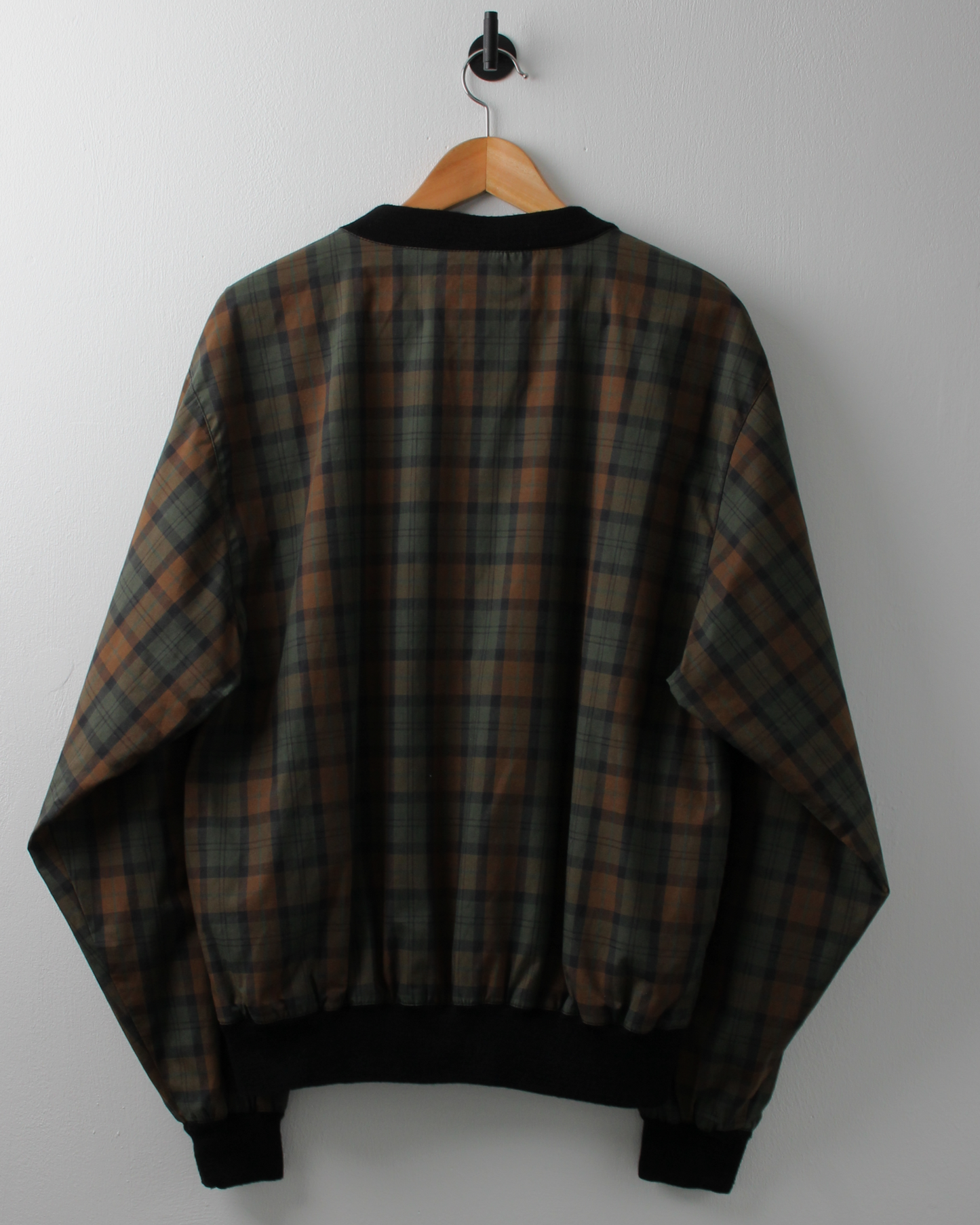 90s ProQuip Mercedes-Benz Plaid Tartan Windbreaker (M)