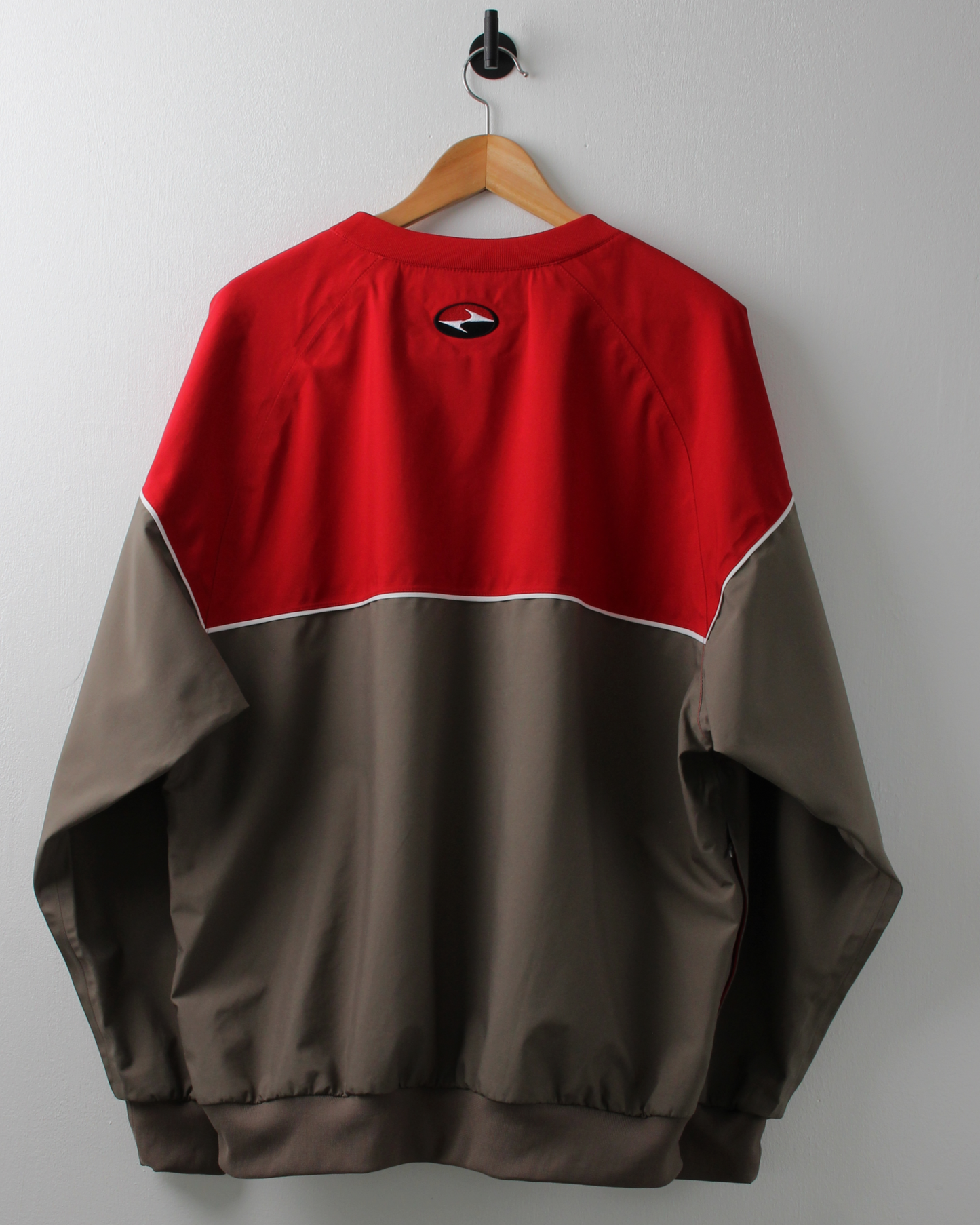 90s Nike Tiger Woods Yin Yang Red & Grey Windbreaker (L)