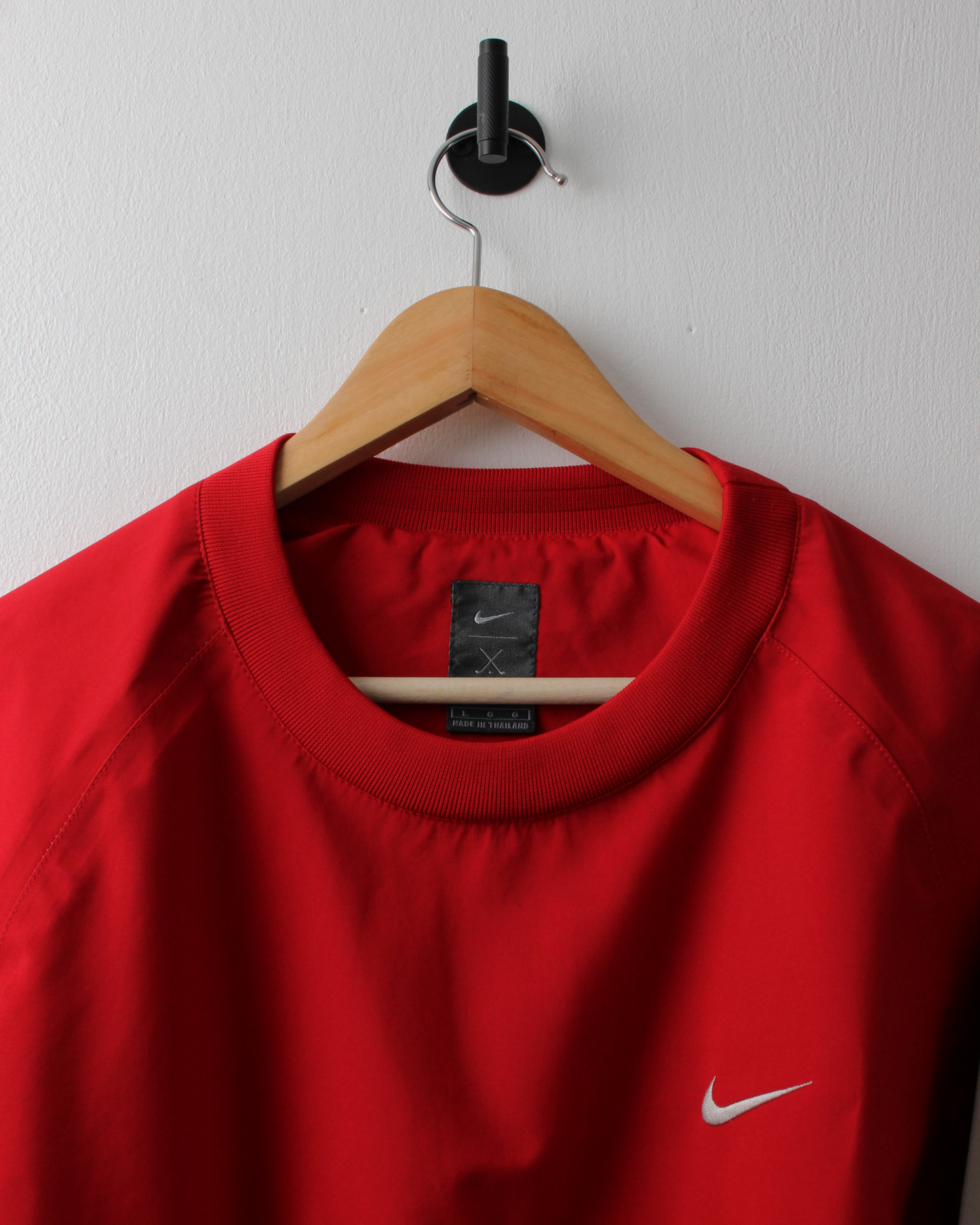 90s Nike Tiger Woods Yin Yang Red & Grey Windbreaker (L)