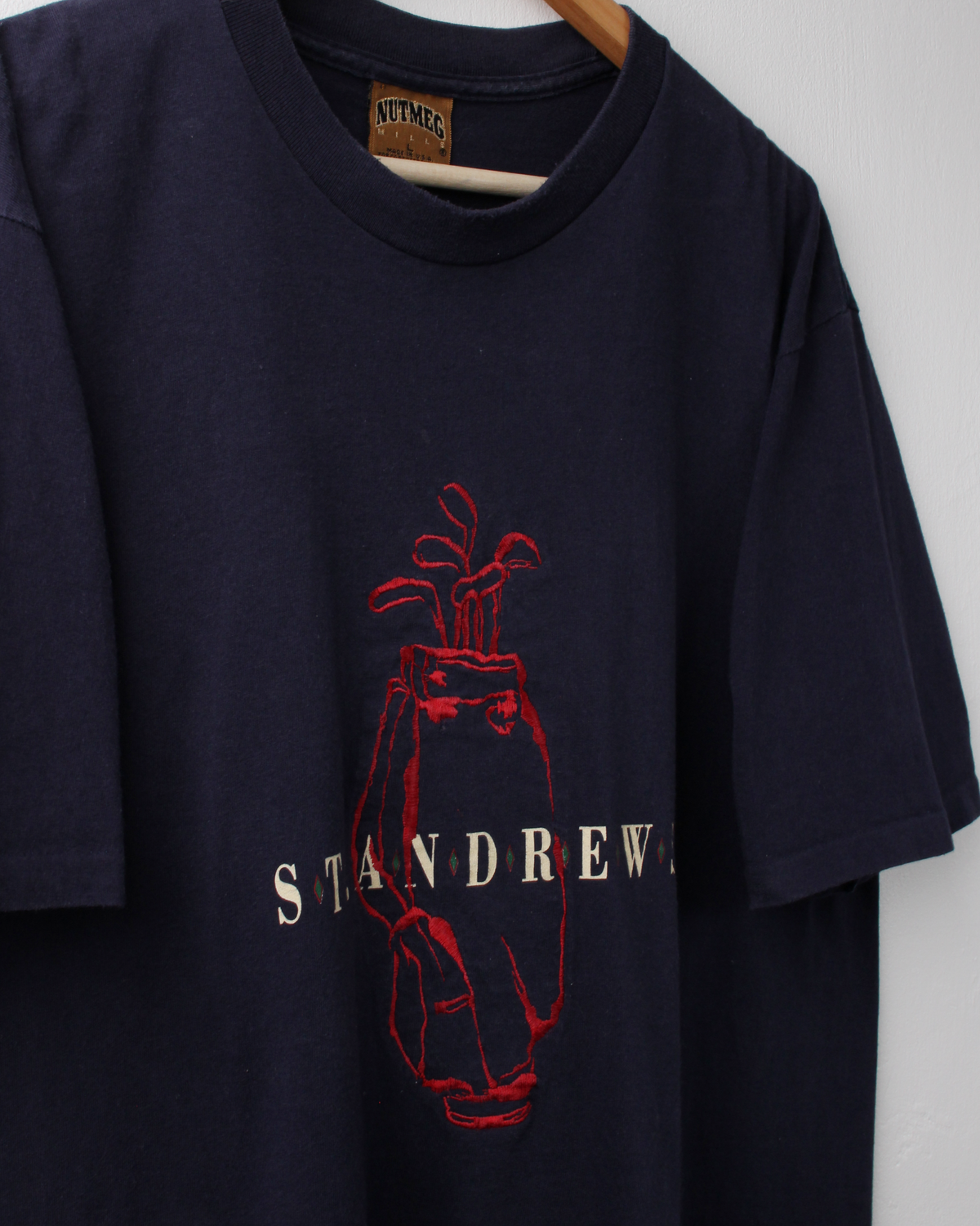 90s St Andrews Navy Graphic Tee (M)