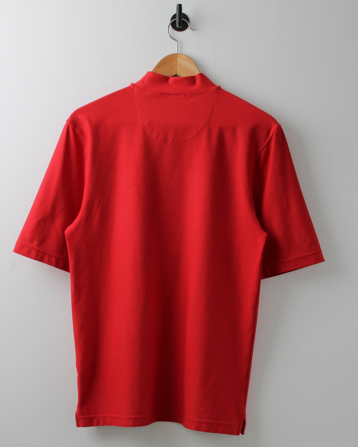 00s Nike Red Mock Neck Golf Top (S)